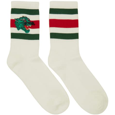 gucci blue mens socks|gucci panther socks.